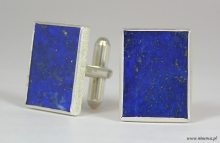 Spinki do mankietów - lapis lazuli