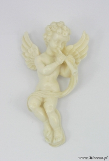 Alabaster - aniołek (3,5x8x13,5 cm)