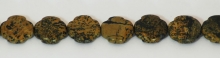 Jaspis - koniczynka (15x15 mm)
