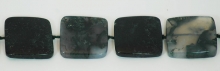 Agat mszysty - kwadrat płaski (25x25x6 mm)