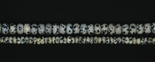 Jaspis dalmatyńczyk - oponka (4x8mm)