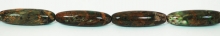 Opal zielony - cygaro (40x12 mm)
