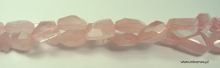 Kwarc różowy - bryłka podłużna (19x12mm)